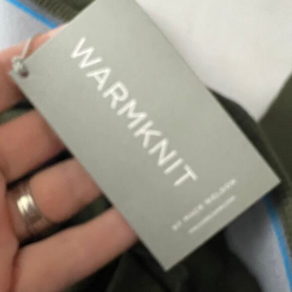 Mack Weldon Warmknit Waffle Pajama Pants Green Men Size Large NEW - Picture 8 of 10